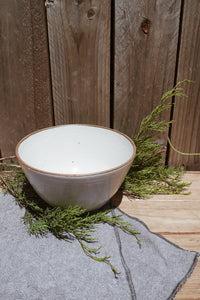 Earthy White Cereal Bowls