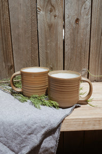 Coffee Mugs - Turmeric & White