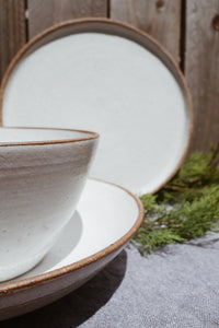 Earthy White Cereal Bowls