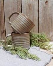 Load image into Gallery viewer, Coffee Mugs - Eucalyptus &amp; White
