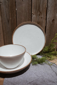 Earthy White Cereal Bowls